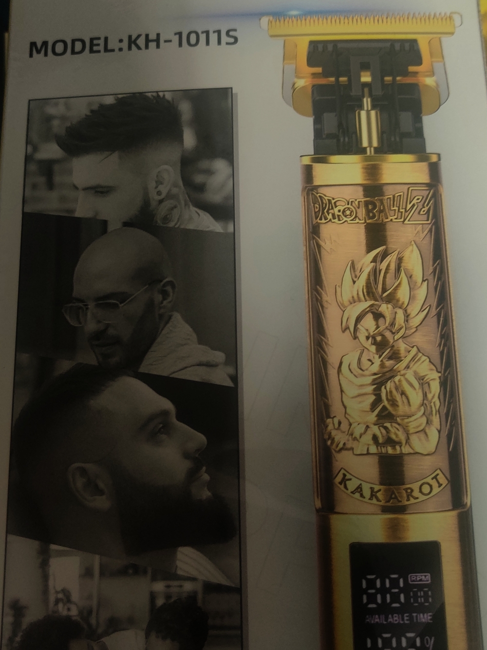 Kakarot Dragon Ball Z Gold Trimmer for Men Grooming